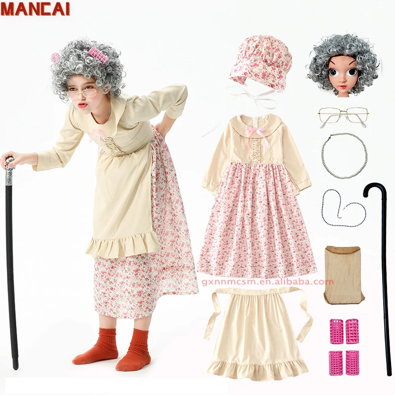 knee length dresses for ladies Boujie Old Lady Costume