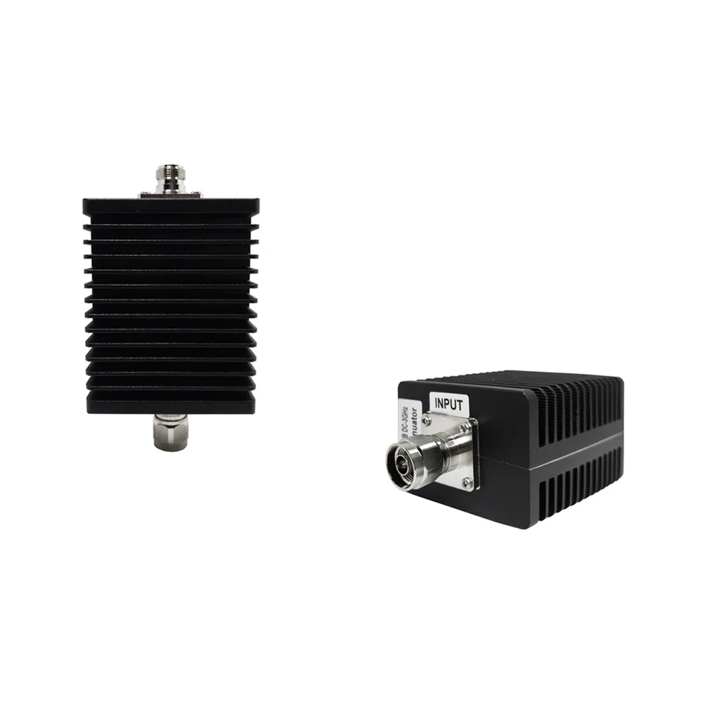 Atténuateur RF fixe, DC à 3 GHz, 50 Ohm, 50 W ou 100 W, avec connecteur RF N mâle vers femelle, atténuateurs de 10 dB, 20 dB, 30 dB et 50 dB