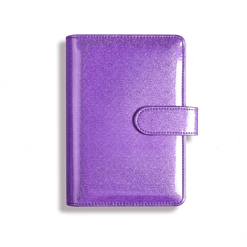 Custom Pu Leather Budget Binder Office Supplies With Buckle Notebook