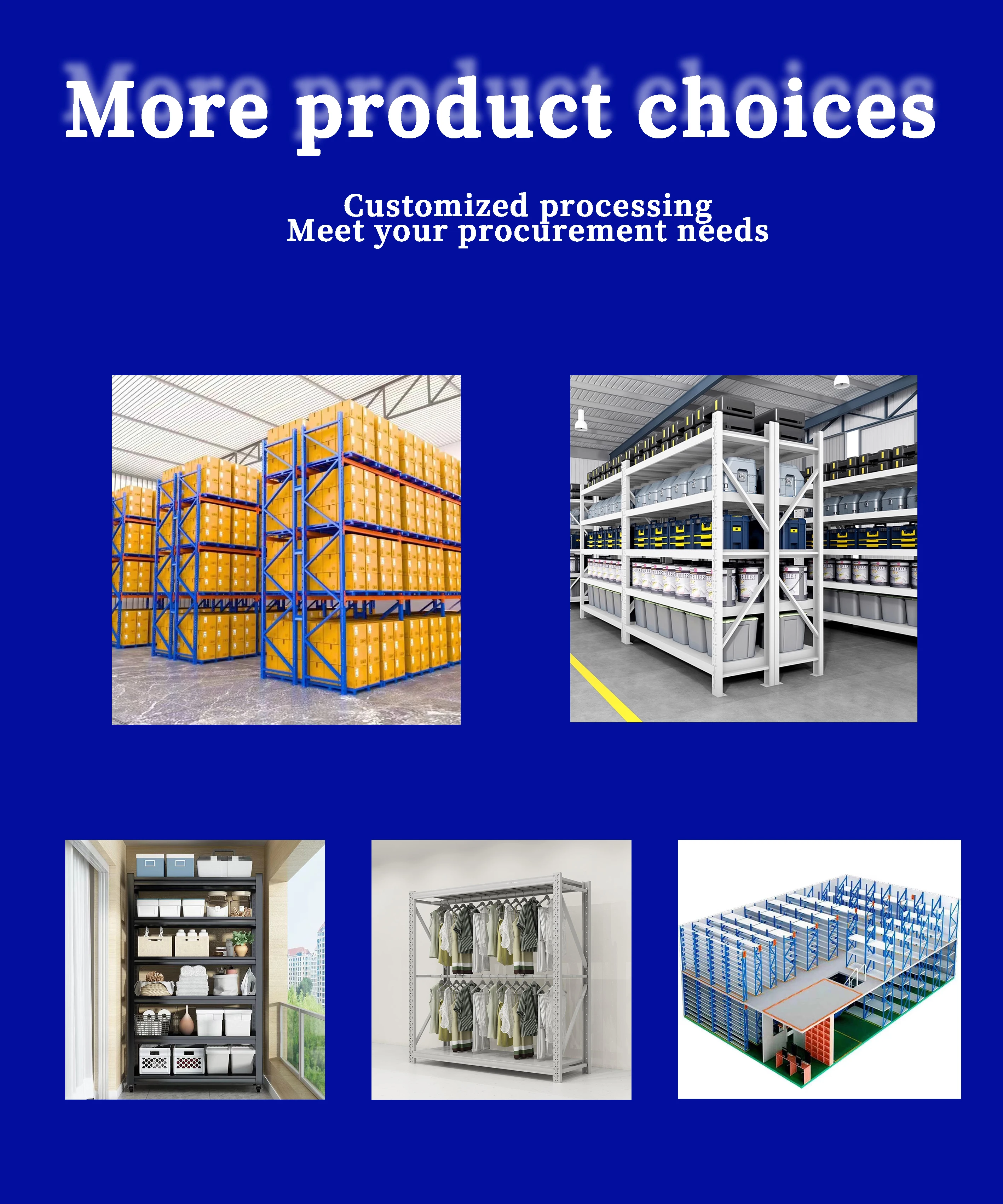Heavy-duty Industrial Workshop Storage Racks - Corrosion-Protected ...
