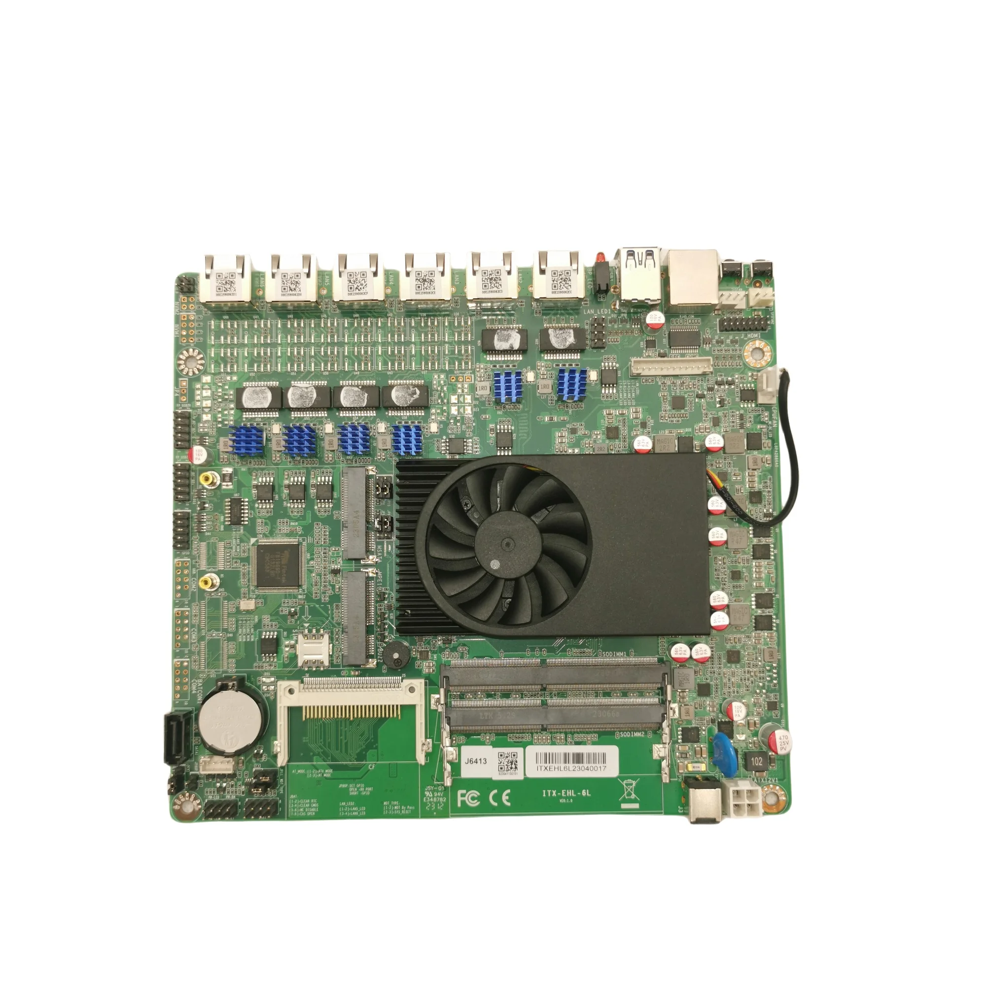 Intel Celeron J6412 Fanless Embedded Computer   HBFBU03I 6412 B A