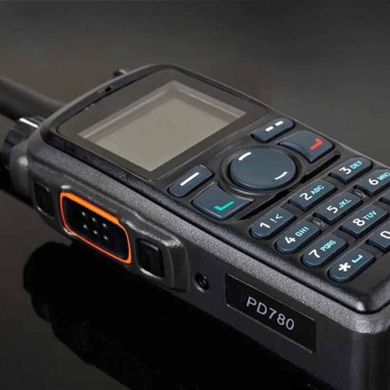 PD780 IP67 Dustproof and Waterproof Digital Analog Dual Mode Speech Encryption DMO Double Slot Lasting Use Walkie Talkie