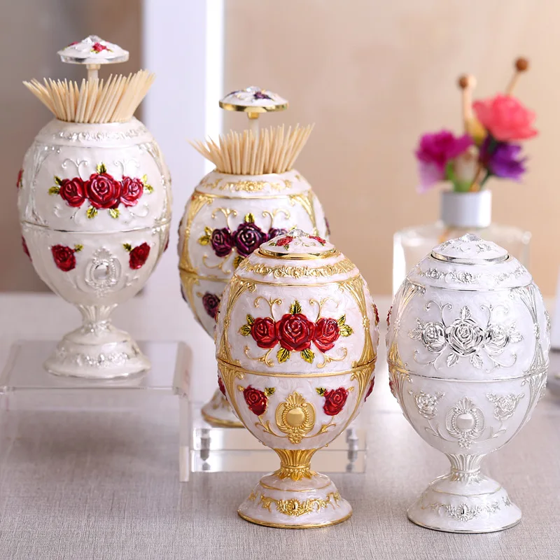 Роза дизайн металла плакировкой золота зуб для изготовления украшений своими руками держатель с открывалка бутылок яйцевидной формы авто зубочистки дома ресторана вечеринок