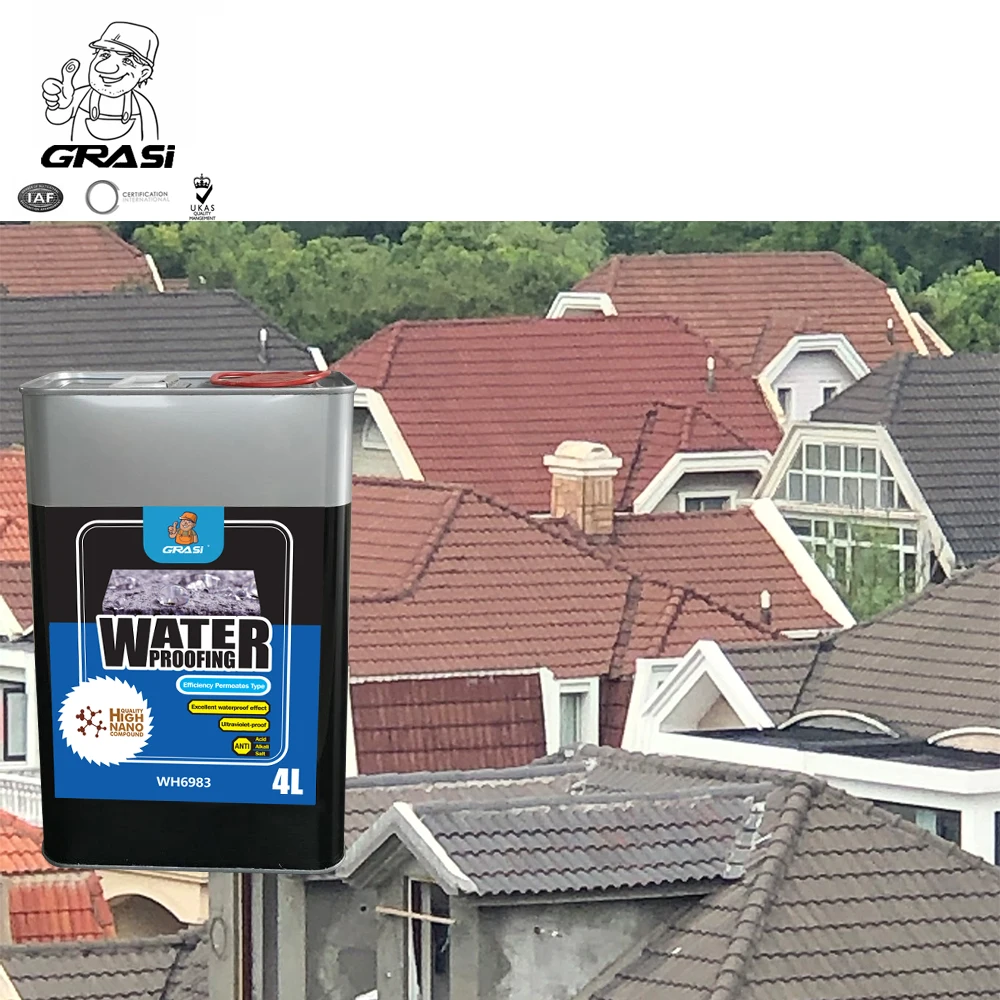 Гидроизоляция WH6983, нанопроницаемость для цемента/Бетонного Пола, высококачественные продукты, силиконовый герметик, спрей
