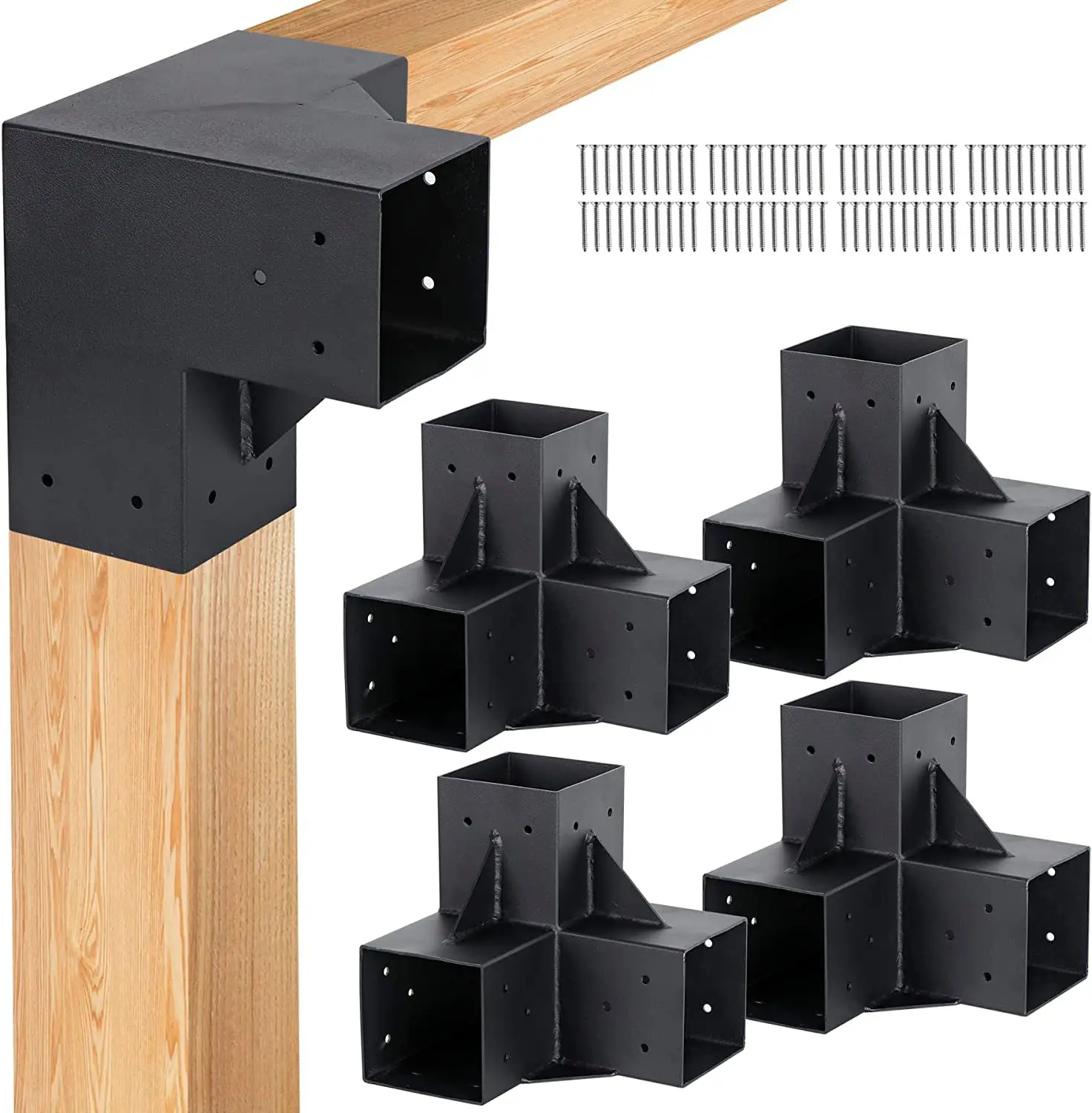 Metall Stahl Holzarbeiten Pergola Kit Holz Ständer Kit Mit Eck Boden Halterung Holzbalken Verbinder Pergola Halterung