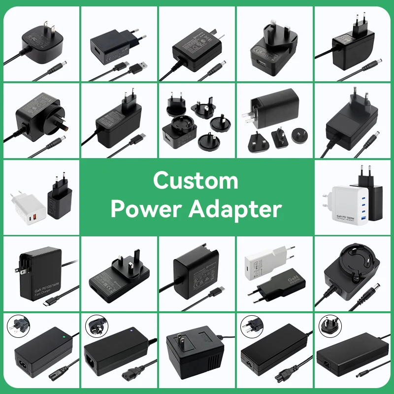 24W-200W Kc CE UL SAA Power Adaptor 150w 5v 12v 15v 19v 24v 36v 48v 3a 3.5a 4a 4.5a 5a 6a 7a 8a 12v 10a Ac DC Power Adapter