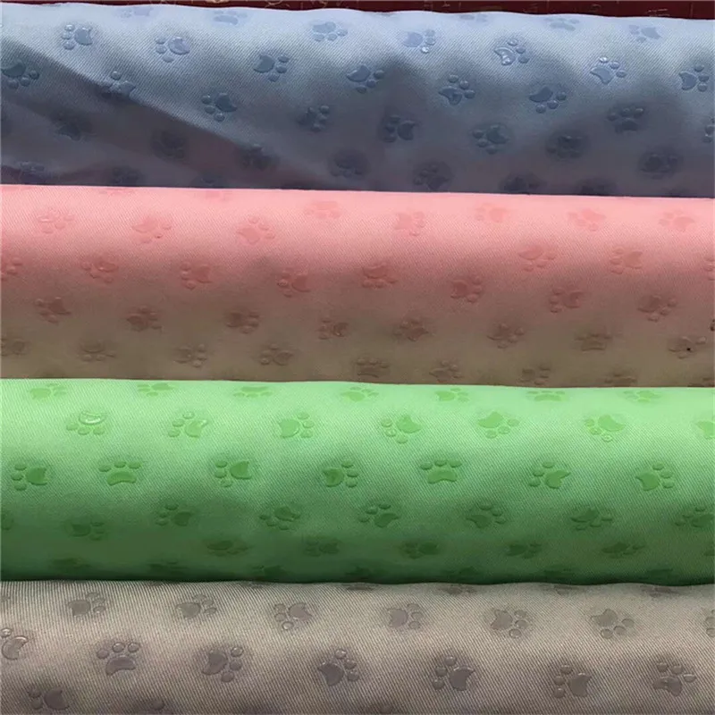 PVC Anti-slip Resistant Silicone Paw Dogs Coated Print Non-slip Non slip Fabrics