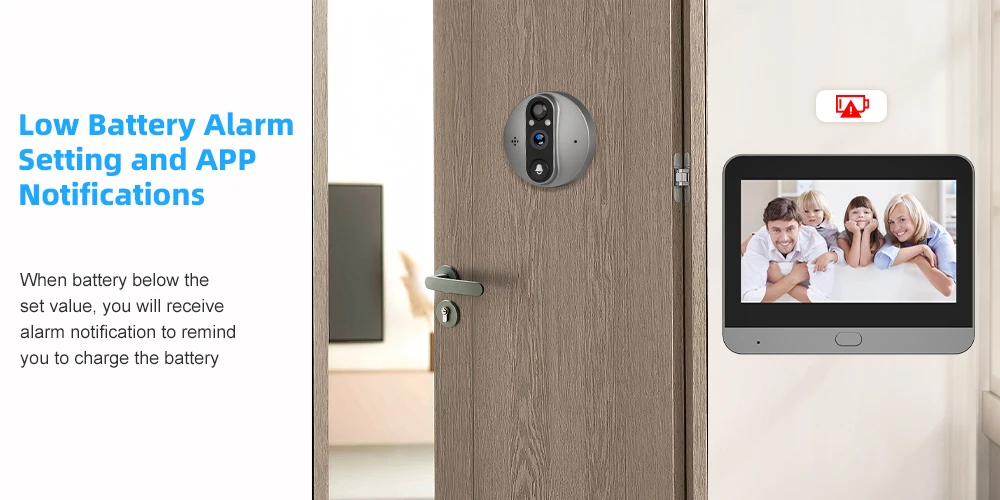 Ir Night Vision Doorbell Camera Wifi 1080 Wireless Blink Home Security Video Doorbell App Remote View Motiom Detection 133