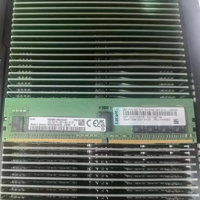 Stock ThinkSystem 32G 3200MHz ECC UDIMM 4X77A77496 Ram 32GB DDR4 ECC Server Ram Memory Kit