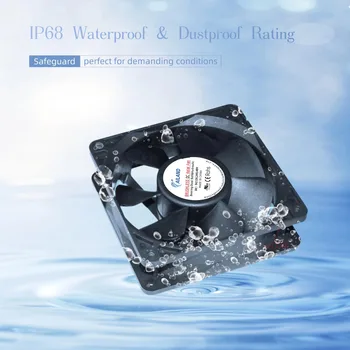 OEM Producer 120mm Brushless Motor Axial Fans 120X120X38MM PWM FG RD Support 12V 24V Cooling Fans for Refrigeration Equipment