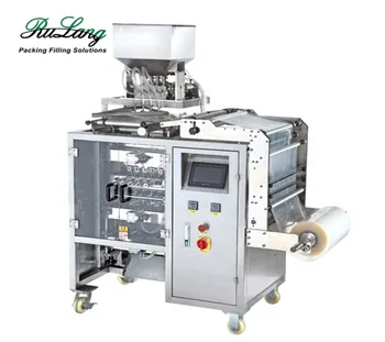 Vertical 4 side sealing automatic ketchup sauce tomato paste sachet filling and sealing machine
