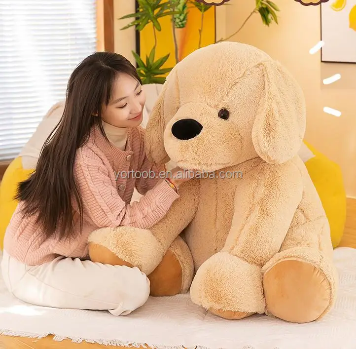 Giant Plush Golden Retriever Stuffed Animal Toys Large Cuddly Dog Pillow Juguetes Buy Plush
