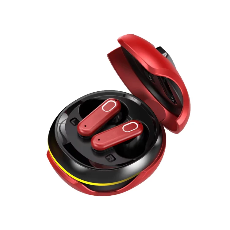 BT V5.4 Noise Cancelling TWS Earphones Colorful LED Light Gaming In-Ear Headphones TWS Earbuds UUTEK ME-28