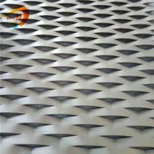 Factory supply aluminum expanded metal large mesh ceiling panels