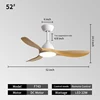 52inch -White  + natural wood