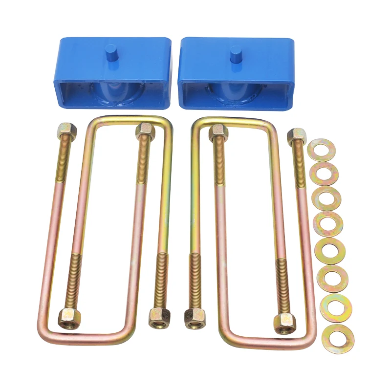 4x4 Block 38mm 1.5 Inch U Bolts Rear Blocks Lift Kit For Hilux Revo