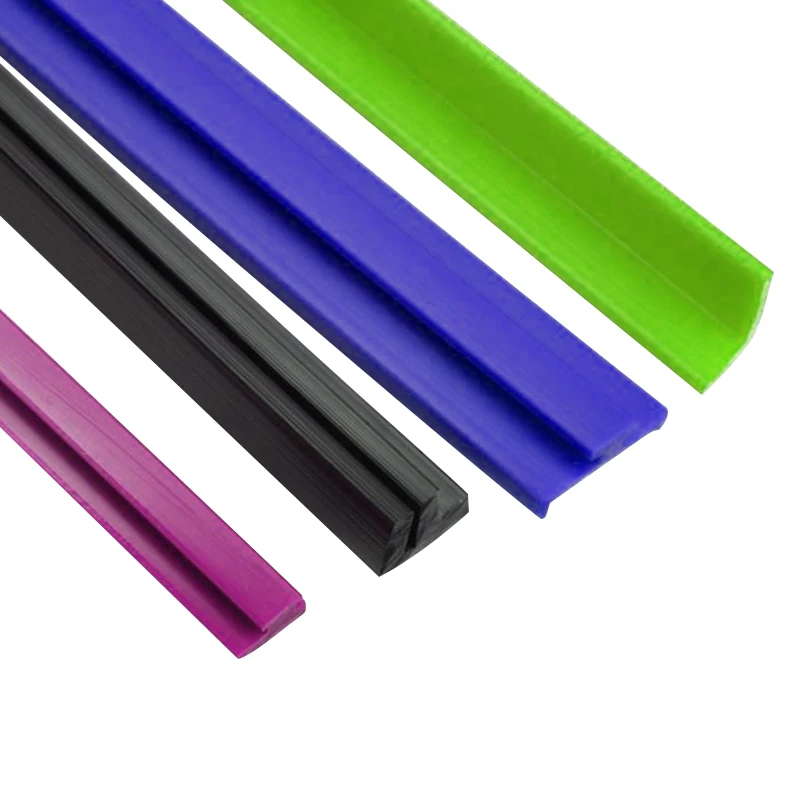 Custom 8  9 13  25 mm Profiles UPvc PP ABS Stretch Wall Fabric Stretch Ceiling Fabric Gripper Track Plastic Extrusion Profile