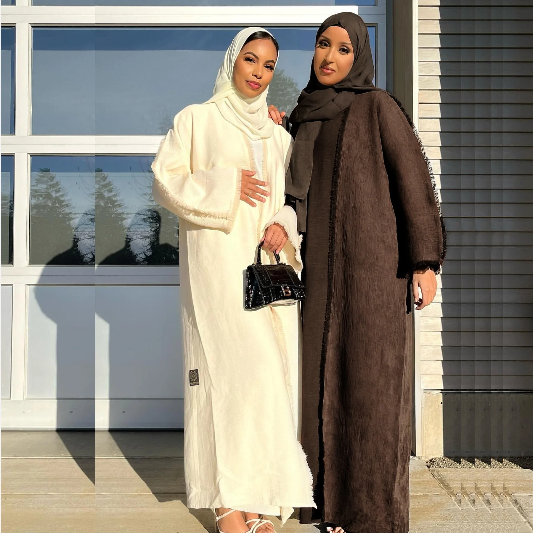 blue dress for baby girl Muslim Women Winter Fall Abaya Dress – Urgarment