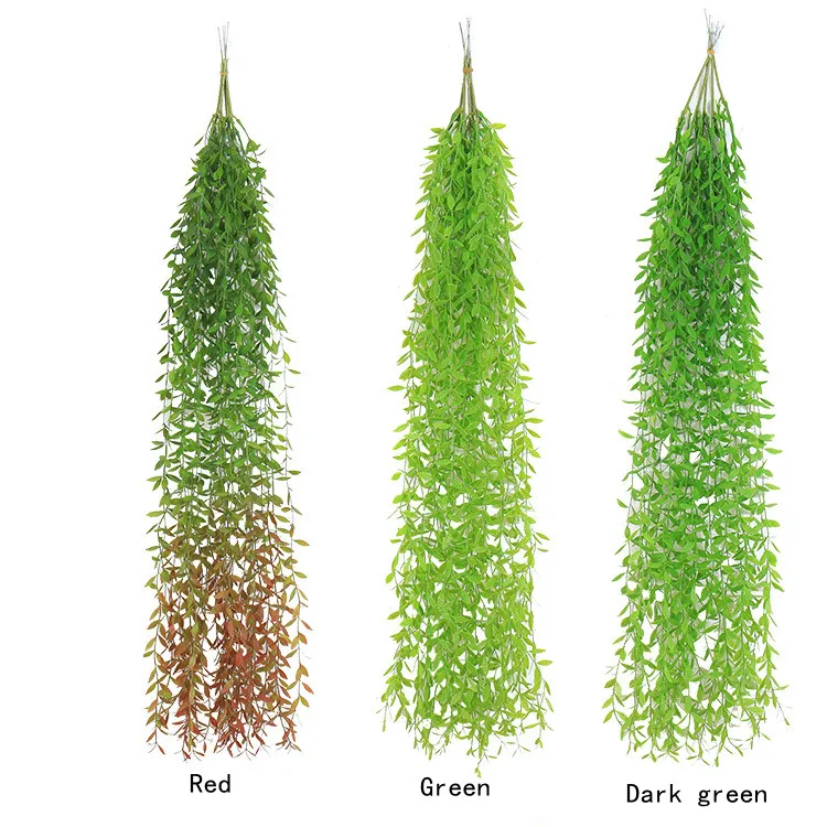 Hanging Willow Artificial Greens Ceiling Plants Greenery For Decoration
