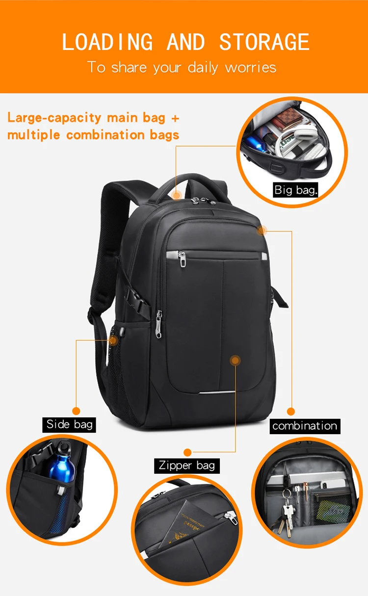 Hongdi 2020 Hot Sale Waterproof Custom Backpack Laptop Business ...