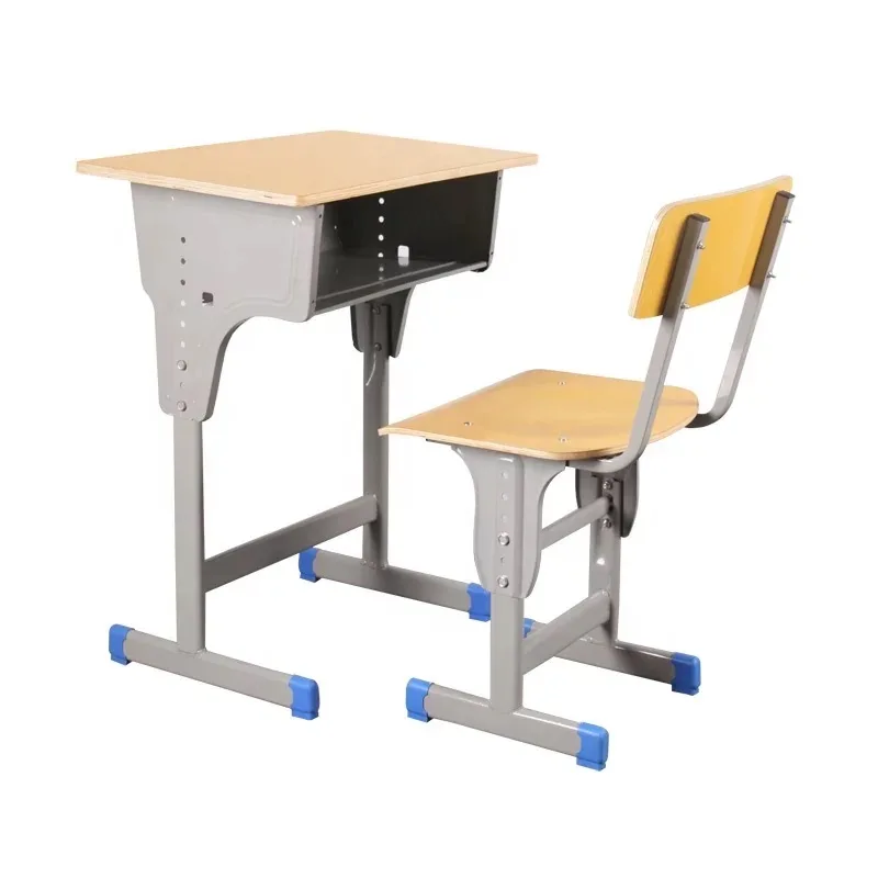 Institution Desk Classroom Students Double Table Chair Set Learning ...