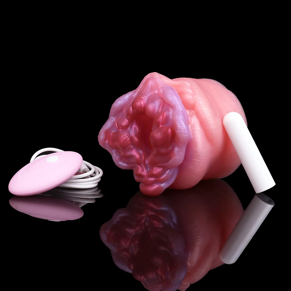 GEEBA Glans Vibration Trainer Fantasy Alien Pocket Pussy Penis Trainer Sex Toys for Man Penis Massage Stimulator Sex Machine