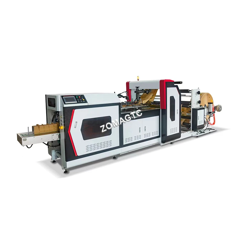 Mango Fruit Protection Sharp Bottom Kraft Wax Greaseproof Aluminum Foil Paper Bag Making Machine With Printing Price