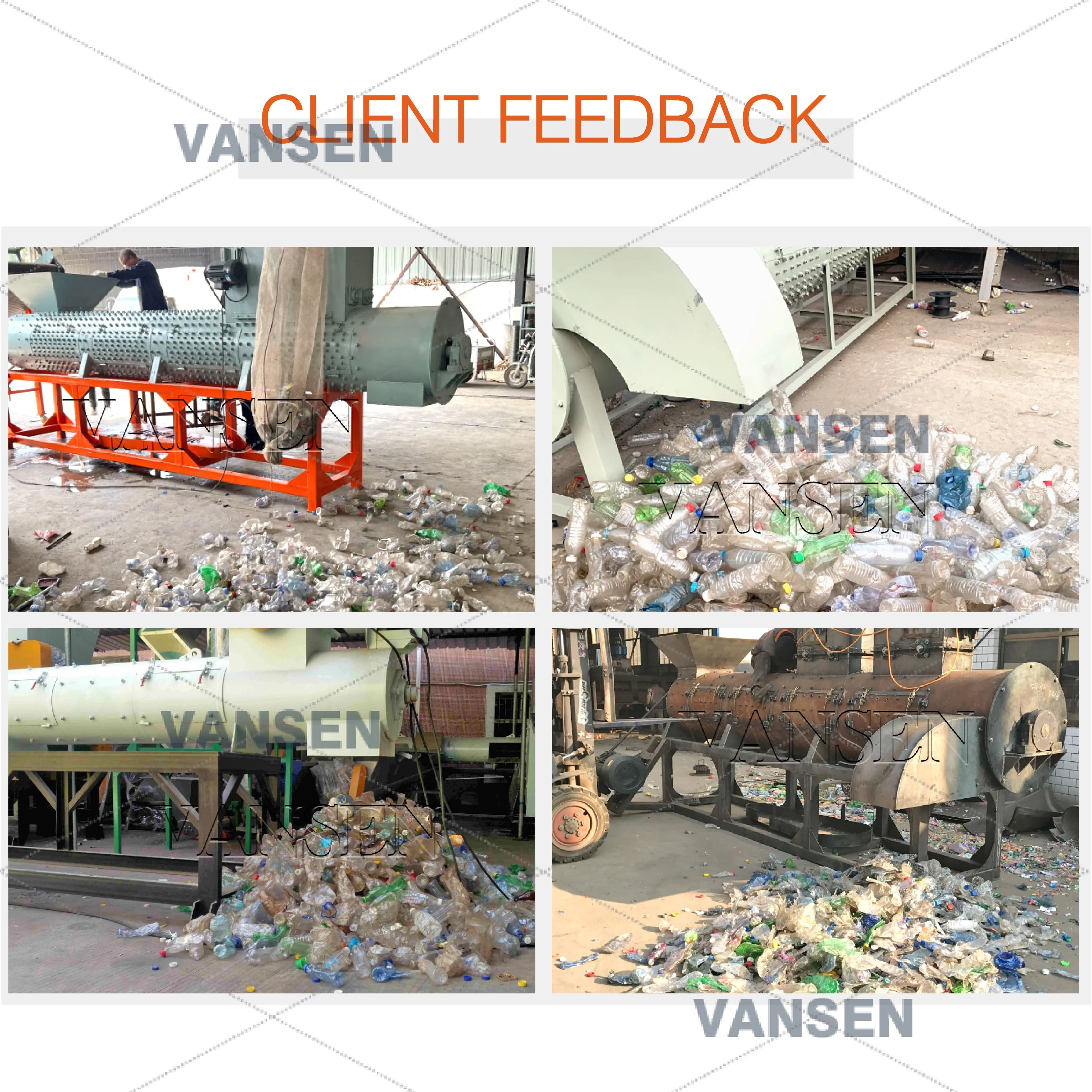 PE PP PET HDPE Label Separator Remover Plastic Recycling Machine Plastic Bottle Label Removing Machine