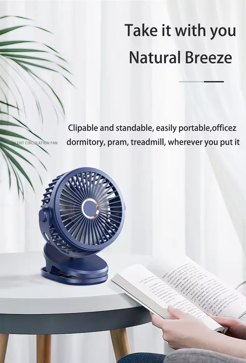 USB Rechargeable 5V Mini Cooling Fans Portable Electric Air Cooler for Baby Stroller Car Outdoor Hotel RV Handheld High Wind