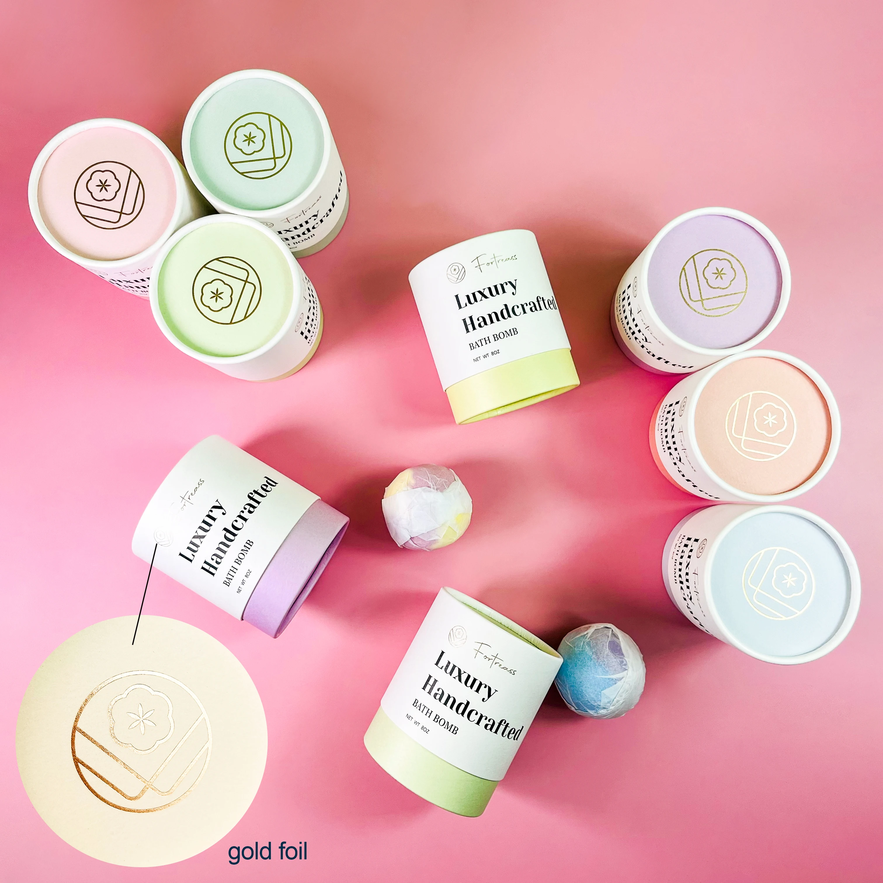 Custom Bath Bomb Shampoo Boxes Packaging Container Matt Lid Base Handmade Soap Packing Paper Boxes for Bath Bombs Soap