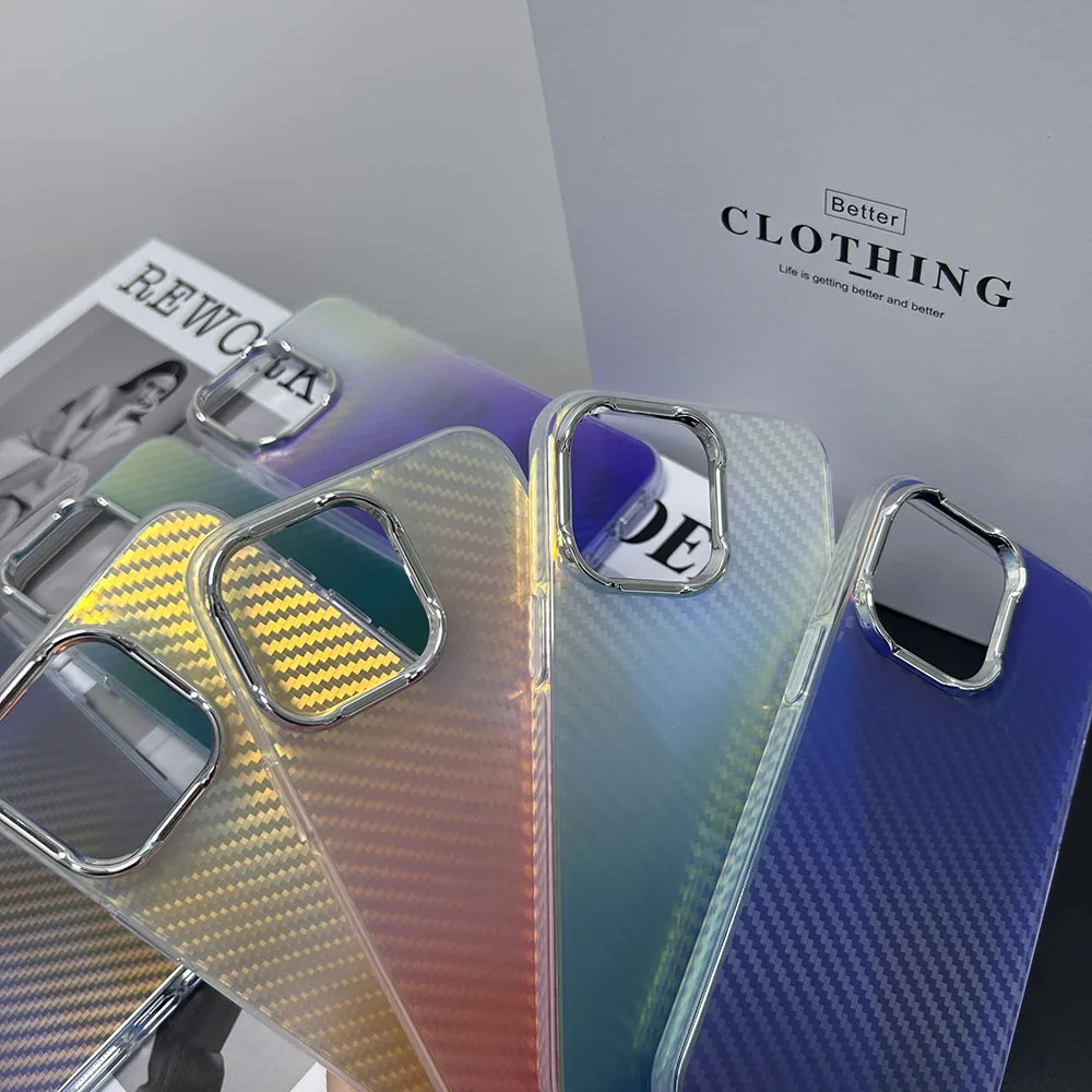 Laser Phone Cover For Iphone 15 14 13 12 11 Xr Xs Pro Max Plus Color-Changing Mobile Case Luxury Cell Colorful Sjk514 Laudtec factory