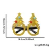 Albero di Natale dorato con strass - quantità