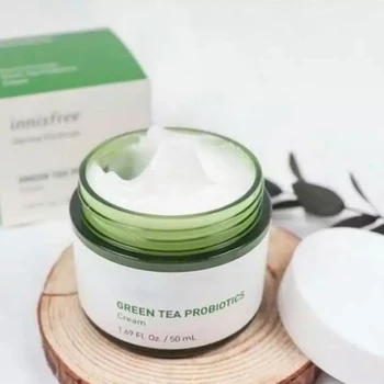 Face Cream OEM ODM Origin Natural Green Tea Probiotics Skin Lightening Cream Moisturizing Green Tea Cream