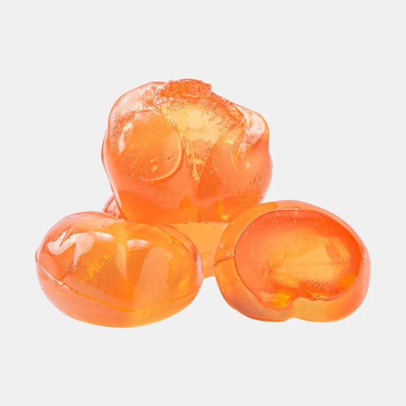 product wholesale mango gummy candy soft bonbons candy sweet halal mexican import edible gummies chinese peeling candy with bulk sweets914-9