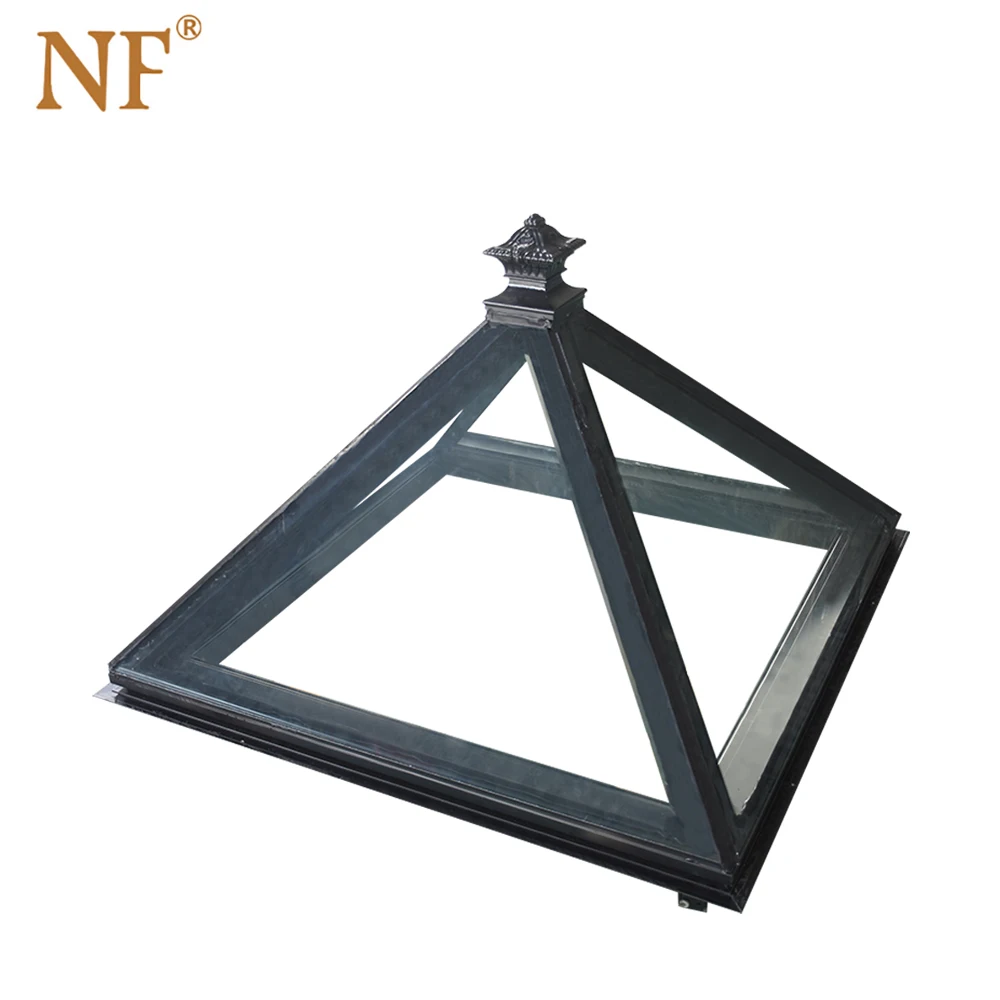 Modern Auto Skylighting Double Glazed House Windows Electric Motorized Skylight Aluminum Alloy Frame Swing Open Style Louver