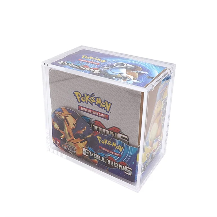 Transparent Magnetic Acrylic Display Pokemon Elite Trainer Cards ...