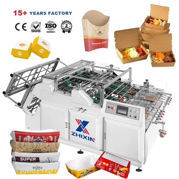 ZX-1600 Automatic Caton Box Manufacturing Machine for Food