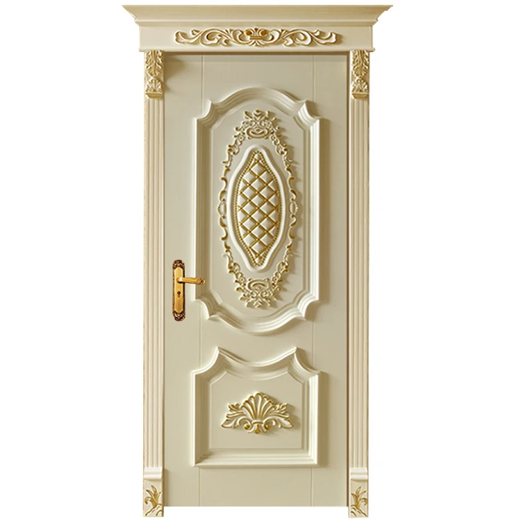 Porte En Bois Sculptée Monumentale - Pièce Unique - Fait Main - Occasion