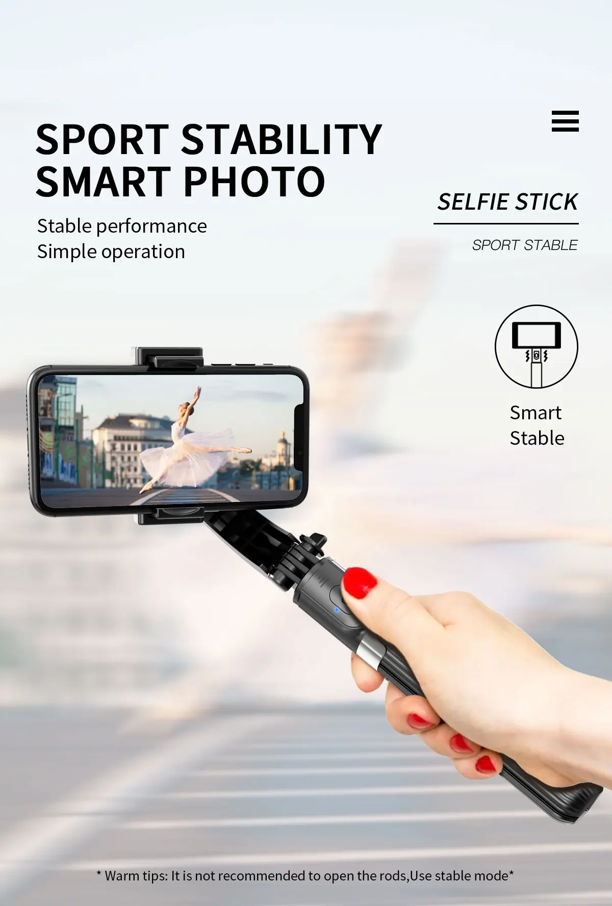 portable wireless tripod selfie stick mini extendable monopod