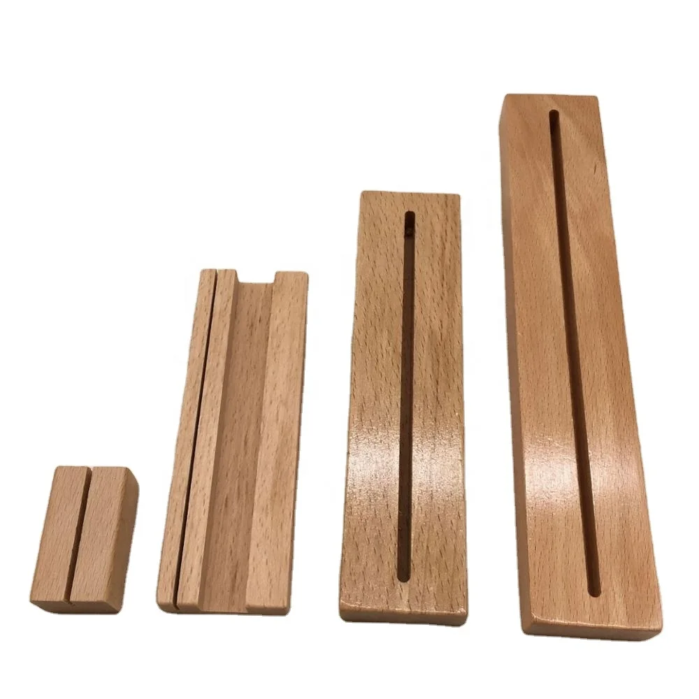 Wooden Card Base Desk Business Card Display Stand Wooden Card Holder Wood Product