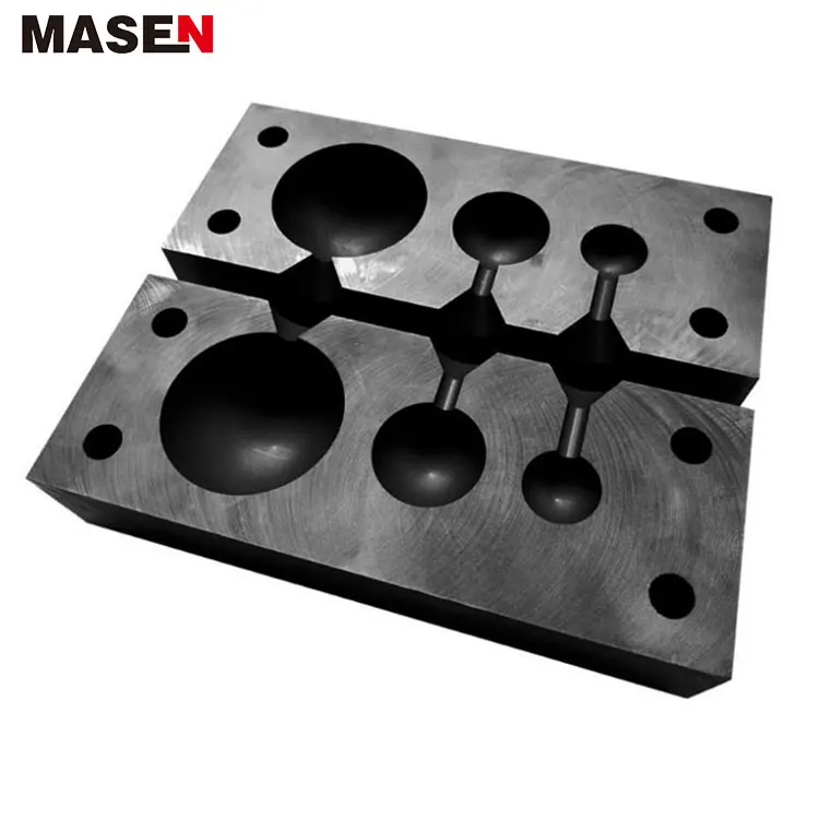 High Temperature Graphite Mold Graphite Ingot Mold for Silver Melting