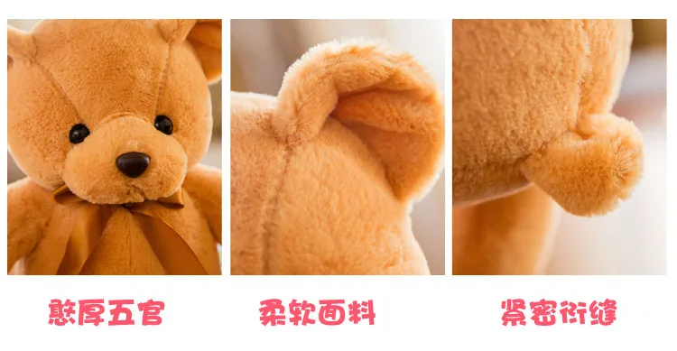 China Factory Supply high quality fluffy plush pillow lovely bear for kids