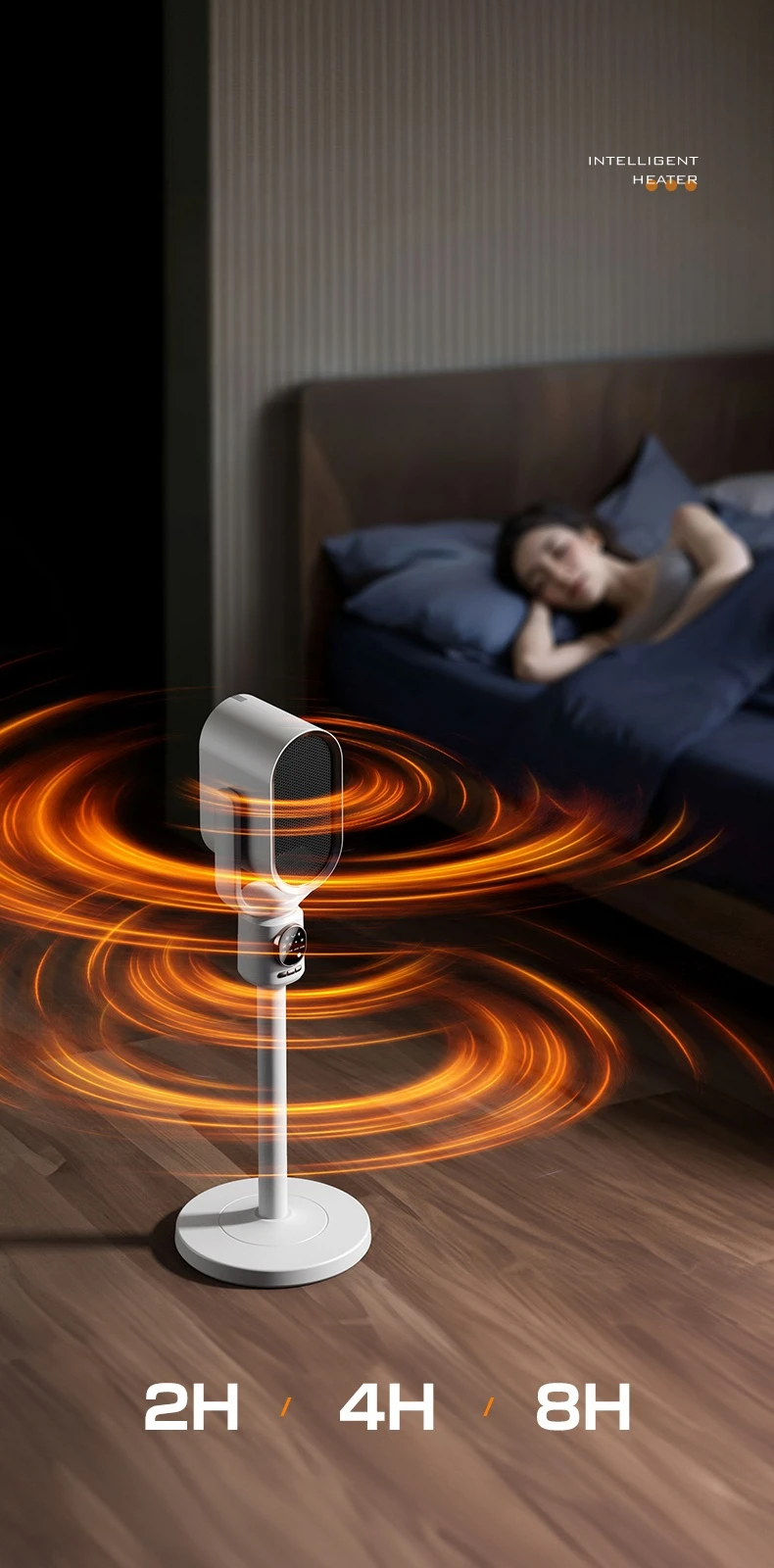 Adjustable Height Heater, Portable, Electric, ABS+Electronics - detail 18