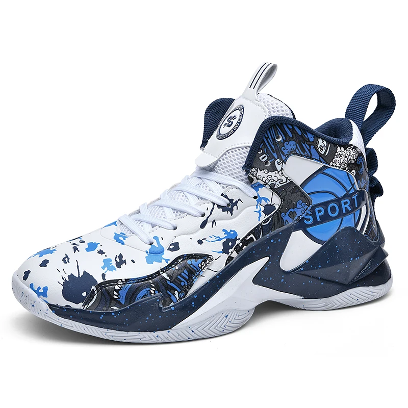 Zapatillas De Baloncesto Hombre Caña Alta - Antideslizantes, Suela Gruesa, Moda Urbana, Para Exterior