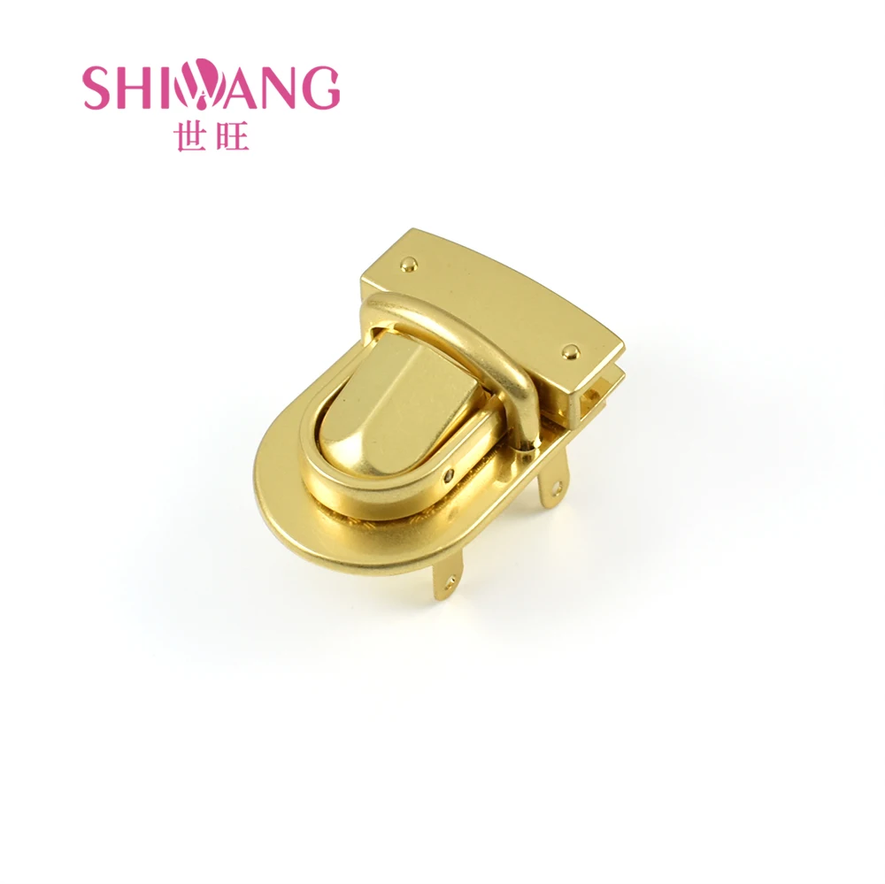 Metal Bag Hardware Classical Gold Press Bag Lock For Leather Bag Buy