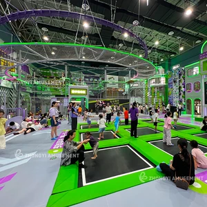 Zhong Yi Custom 2000 Sqm Playland Soft Children Play Center Adventure Park Large Maze Kids Indoor Playground >500kg Capacity for