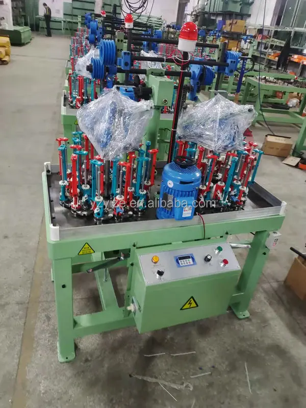 Computerized 6mm to 12mm 3 Strand Banana Fiber Rope Nylon Rope Making Machine Lace Elastic Fabric Braider Braiding Machine