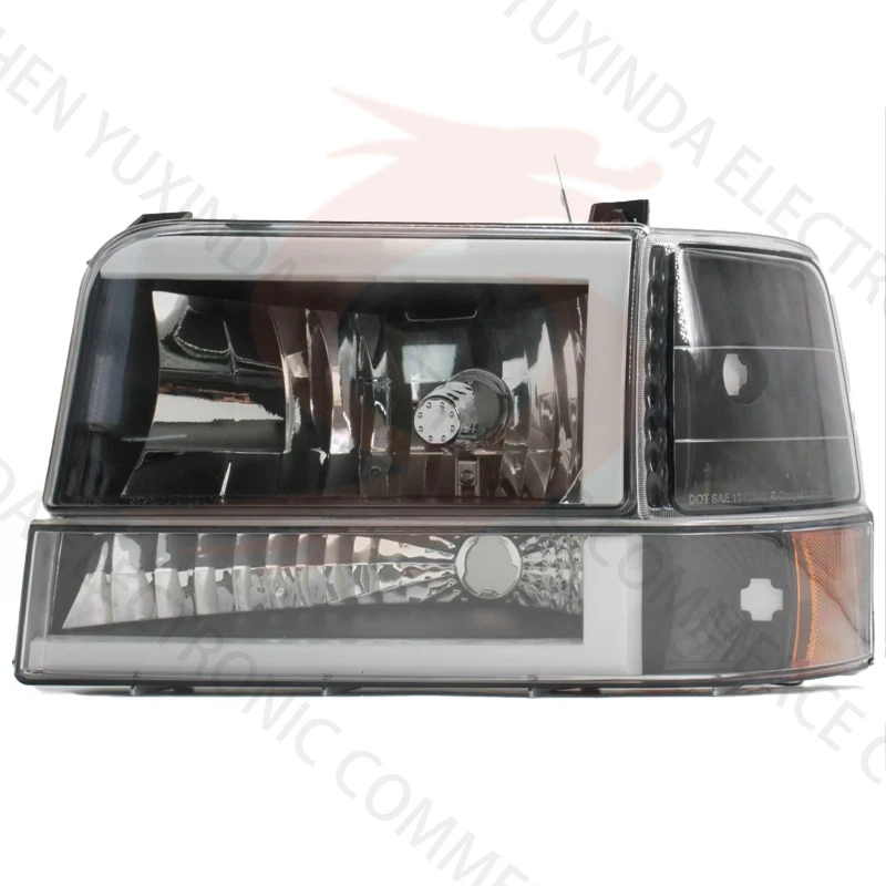 High Quality LED Headlights Suitable for Ford F150 F250 F350 F-150 F-250 F-350 1992-1996 Headlamp Head Lamp
