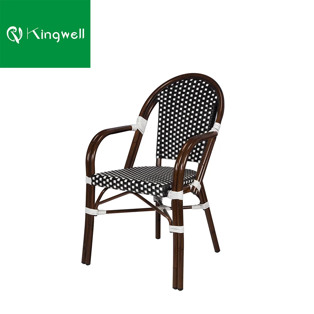 Allweather French Style Outdoor Rattan Dining Arm Bistro Chairs Buy