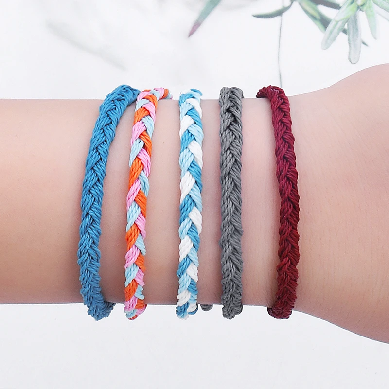 Trendy Handmade Multicolor Wax String 